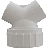 45 Wye, 1-1/2" Male Buttress Thread 1" Slip x Union, Low Pro : 400-3145 - Waterway Plastics - 806105428172 - PartsForSpas.com