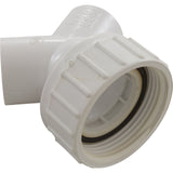 45 Wye, 1-1/2" Male Buttress Thread 1" Slip x Union, Low Pro : 400-3145 - Waterway Plastics - 806105428172 - PartsForSpas.com