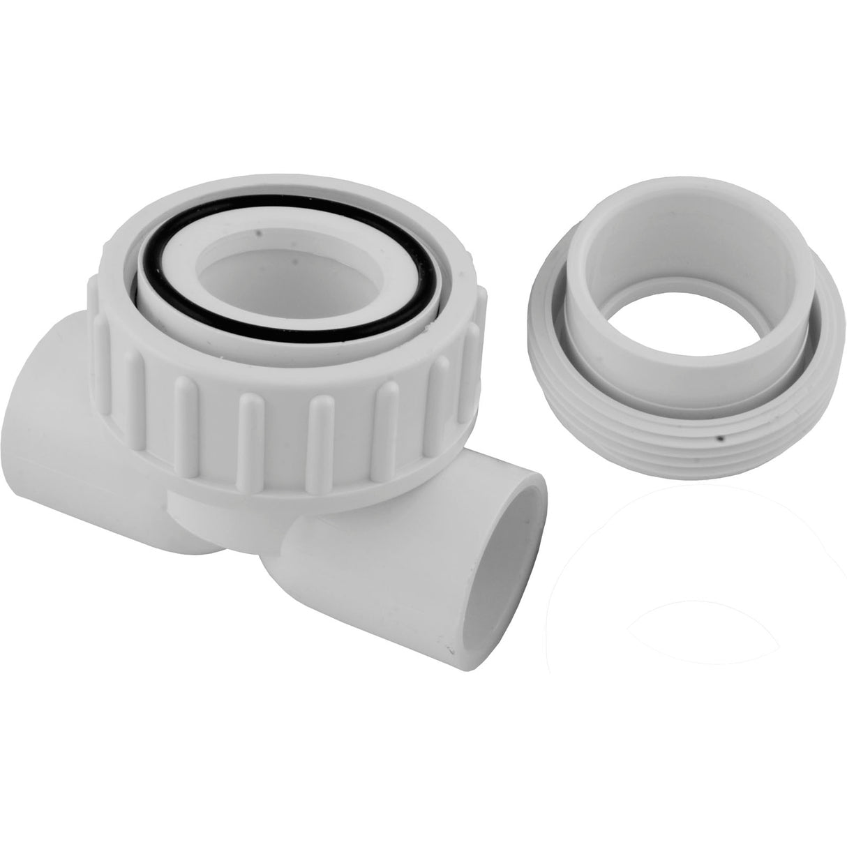 Union, Tee, Syllent, 1" Slip, with 40mm Adapter, Low Prof : 92641 - Mundial - 92641 - PartsForSpas.com