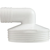 Tailpiece, Heater, 2" Male Buttress Thread x 1" 90 Deg Barb : 42-2387-K - HydroQuip - 42-2387-K - PartsForSpas.com