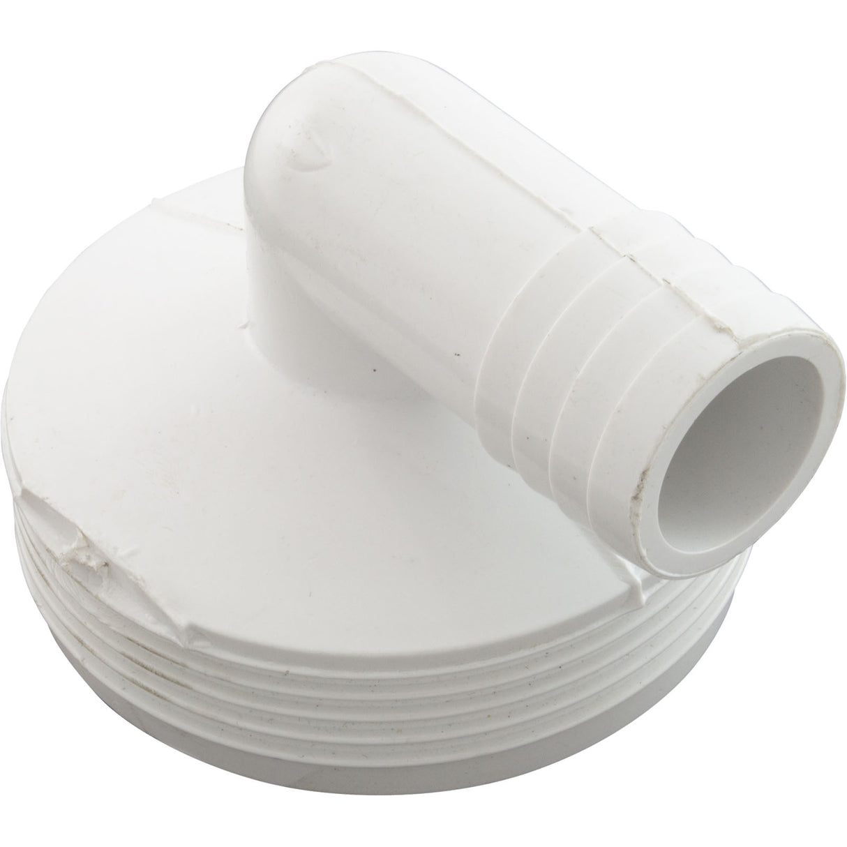 Tailpiece, Heater, 2" Male Buttress Thread x 1" 90 Deg Barb : 42-2387-K - HydroQuip - 42-2387-K - PartsForSpas.com