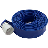 Backwash Hose, Valterra, 1-1/2" x 50ft, w/Clamp & Hose Adapter : B8227FT