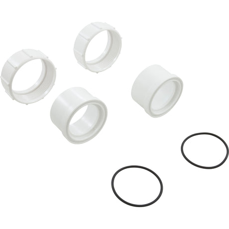 Pump Union, 2"Female Buttress Threadx2" Slip, wht Quantity 2 : 52272000 - Aquaflo/Gecko - 52272000 - PartsForSpas.com