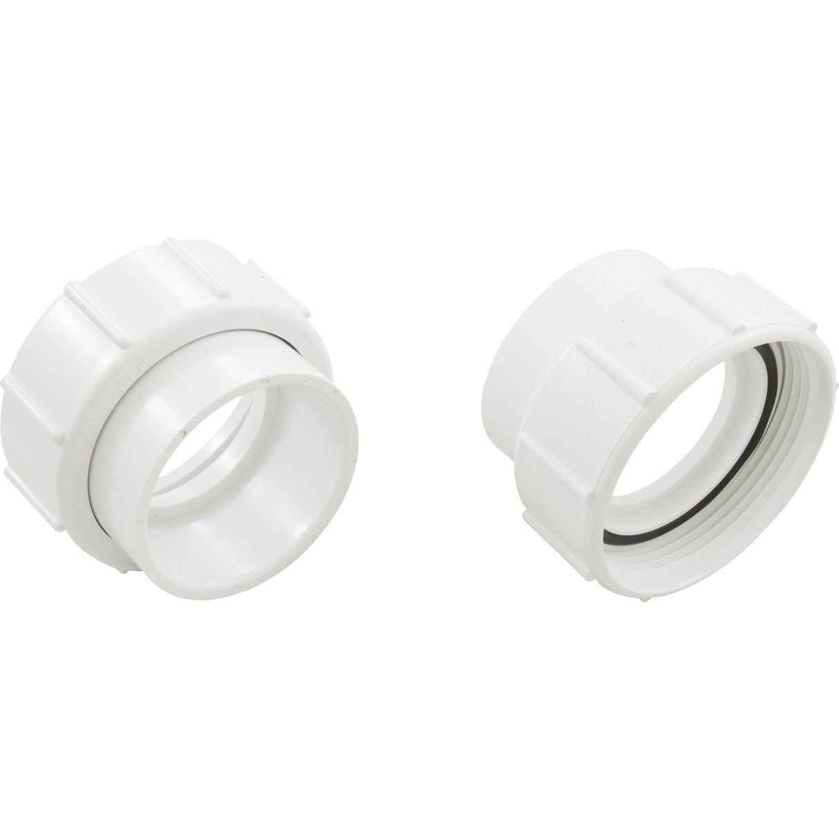 Pump Union, 2"Female Buttress Threadx2" Slip, wht Quantity 2 : 52272000 - Aquaflo/Gecko - 52272000 - PartsForSpas.com