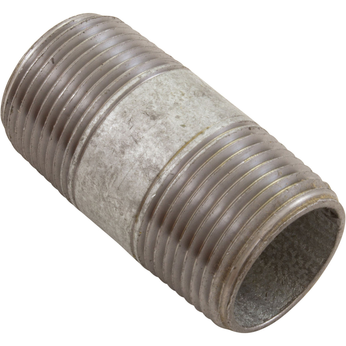 Nipple, Galvanized, 2" x 3/4" Male Pipe Thread : ZNG042