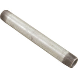 Nipple, Galvanized, 8" x 3/4" Male Pipe Thread : ZNG048