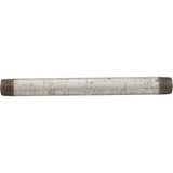 Nipple, Galvanized, 10" x 3/4" Male Pipe Thread : ZNG0410