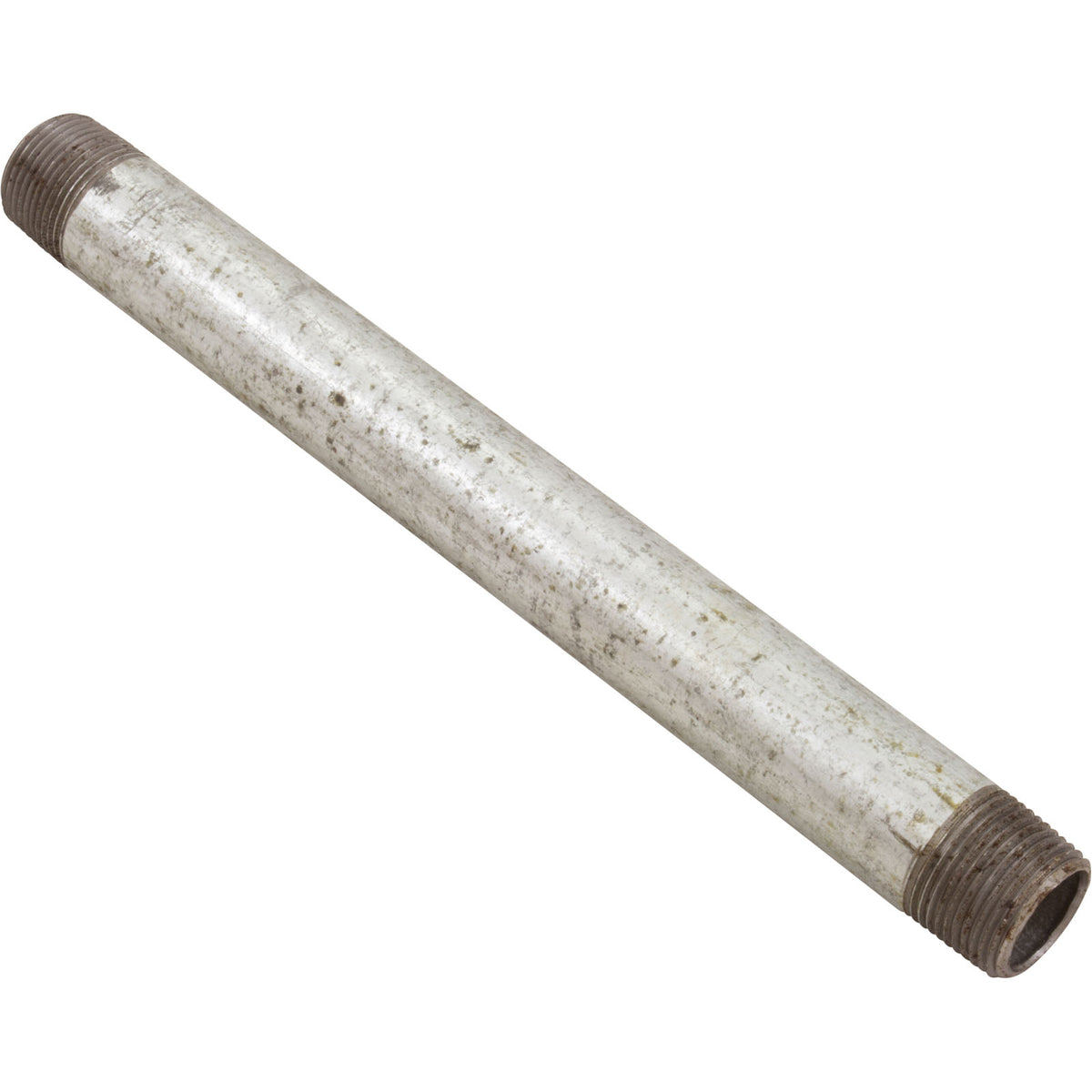 Nipple, Galvanized, 10" x 3/4" Male Pipe Thread : ZNG0410 - Matco Norca, Inc - ZNG0410 - PartsForSpas.com