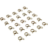 Tubing Clamp, 0.500" Ideal OD, Double Wire, Quantity 25 : DW-8ST-ZD