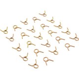 Tubing Clamp, 0.375" Ideal OD, single Wire, Quantity 25 : HC-6ST ZD