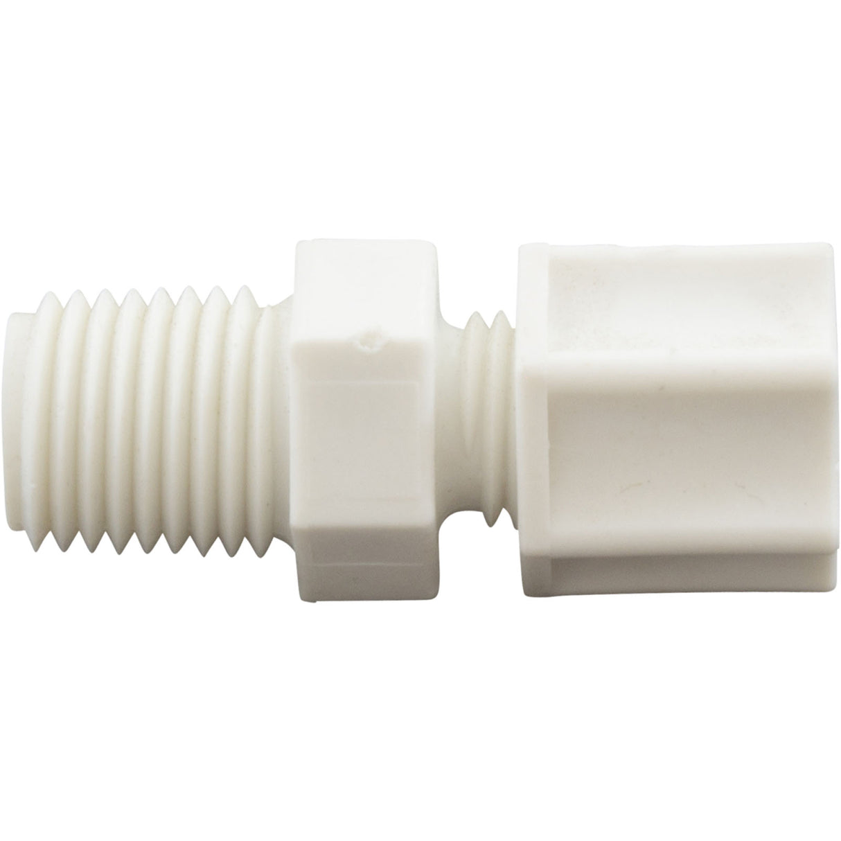 Compression Fitting, Generic, 1/4"mpt x 1/4" Tube, Plastic : - Generic -  - PartsForSpas.com