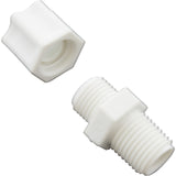 Compression Fitting, Generic, 1/4"mpt x 5/16" Tube, Plastic : - Generic -  - PartsForSpas.com