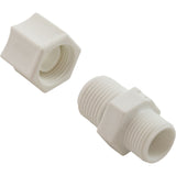 Compression Fitting, Generic, 3/8"mpt x 3/8" Tube, Plastic : - Generic -  - PartsForSpas.com