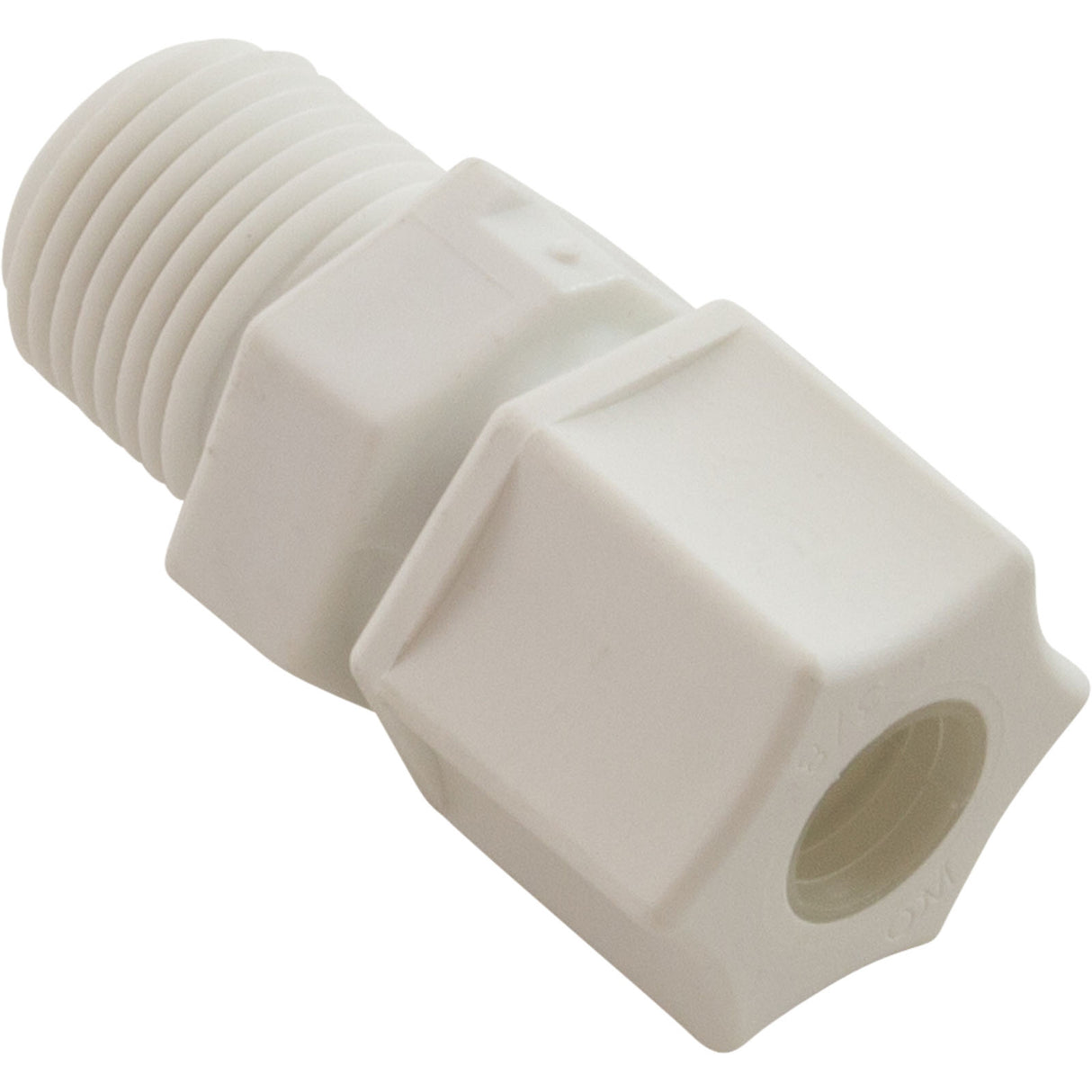 Compression Fitting, Generic, 3/8"mpt x 3/8" Tube, Plastic : - Generic -  - PartsForSpas.com