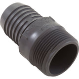 Barb Adapter, Lasco, 1-1/4"mpt x 1-1/4"b, Hose, PVC : 1436012 - Lasco - 10025528723504 - PartsForSpas.com