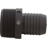 Barb Adapter, Lasco, 1-1/2"mpt x 1-1/4"b, PVC : 1436212 - Lasco - 10025528708990 - PartsForSpas.com