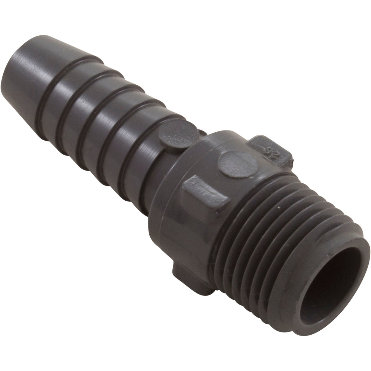 Barb Adapter, Lasco, 1/2"mpt x 1/2"b, Hose : 1436-005 - Lasco - 10025528723474 - PartsForSpas.com