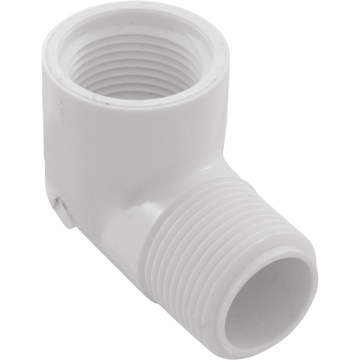 90 Elbow, Lasco, 3/4"mpt x 3/4"fpt, PVC : 412-007
