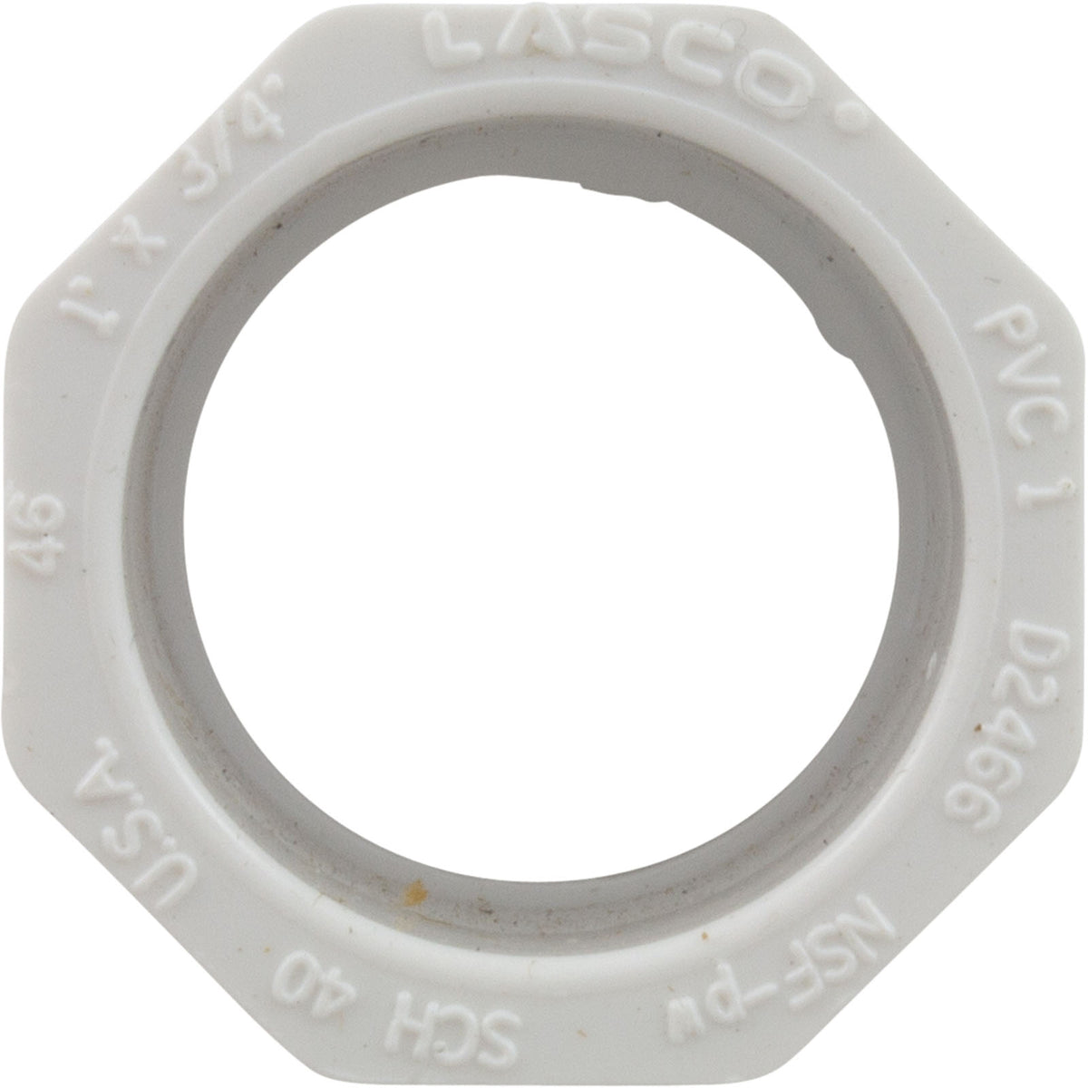 Reducer, 1" Spigot x 3/4" Slip : 437-131 - Lasco - 1.00255E+13 - PartsForSpas.com