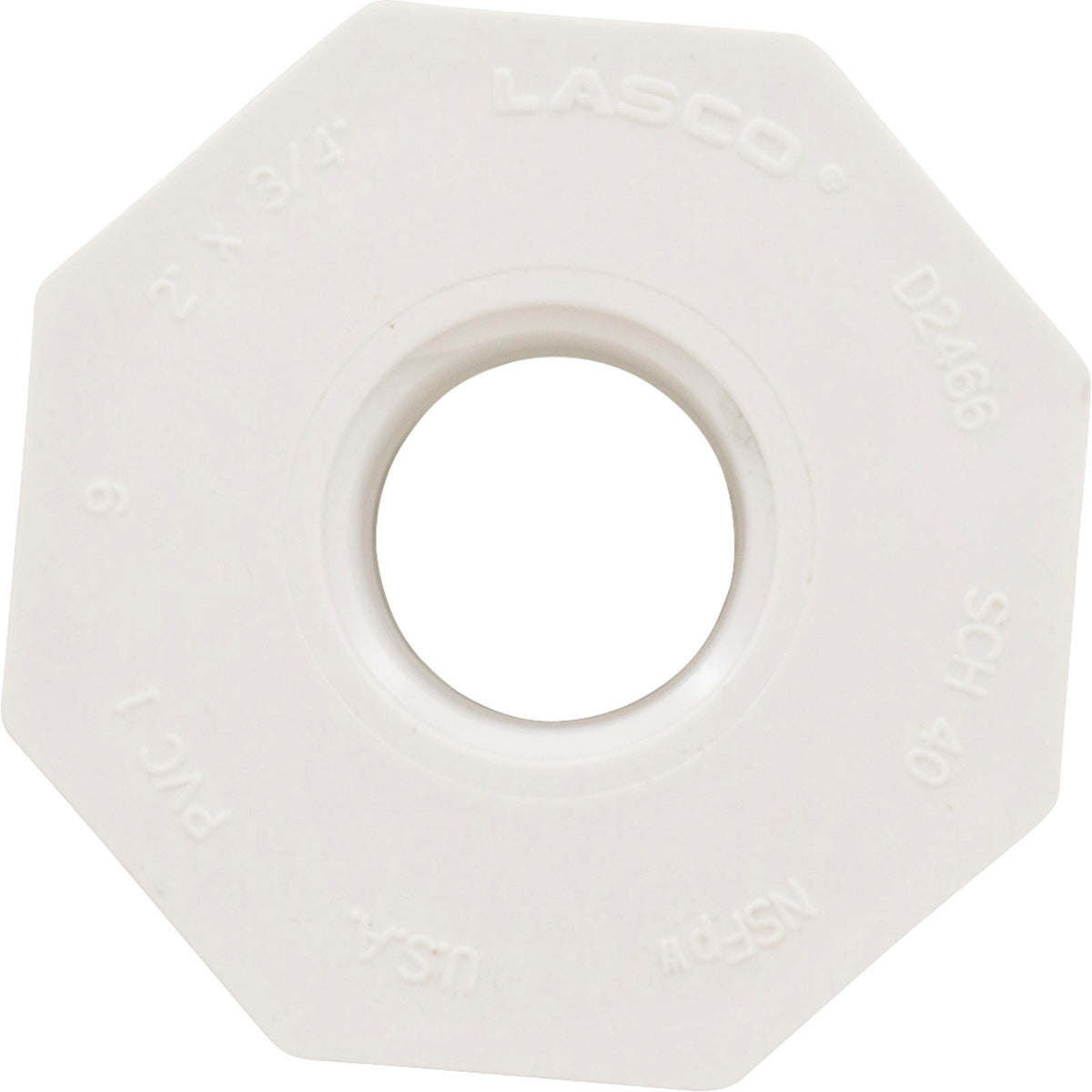 Reducer, 2" Spigot x 3/4" Female Pipe Thread : 438-248 - Lasco - 1.00255E+13 - PartsForSpas.com
