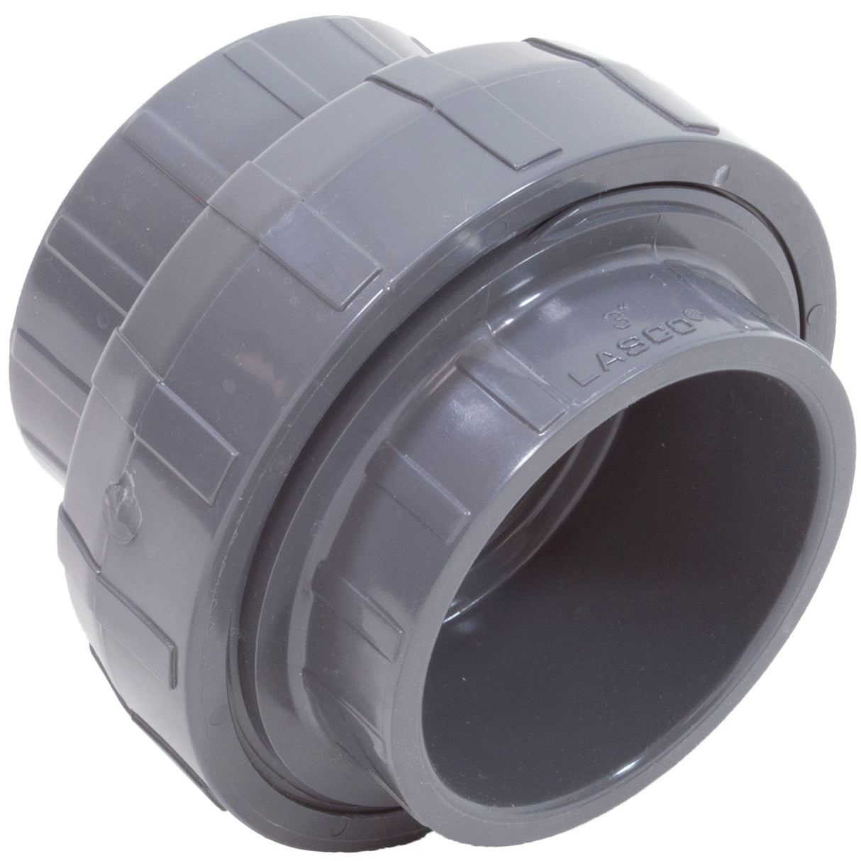 Union, Lasco, 3"s x 3"s, O-Ring Type, SCH80 PVC : 897-030 - Lasco - 10025528722651 - PartsForSpas.com