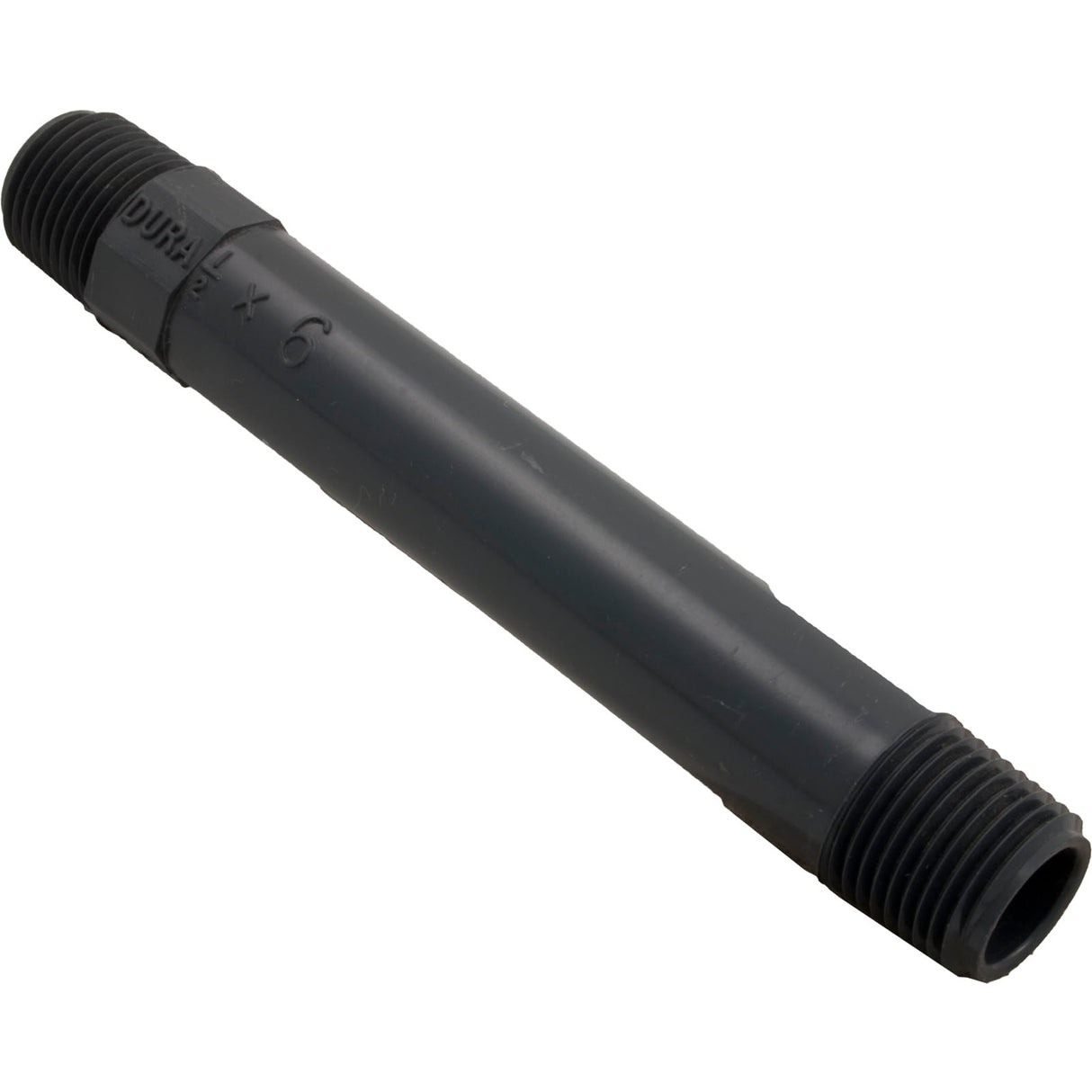 Nipple, 1/2" Male Pipe Thread x 6", SCH80 : 205-060