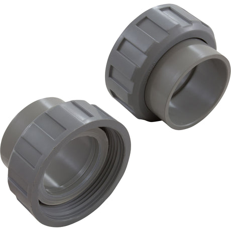 Half Union, Heater, Raypak, 2" Slip, w/O-Ring, Gen, Qty 2 : 21063-801-000 - Custom Molded Products - 849640000502 - PartsForSpas.com