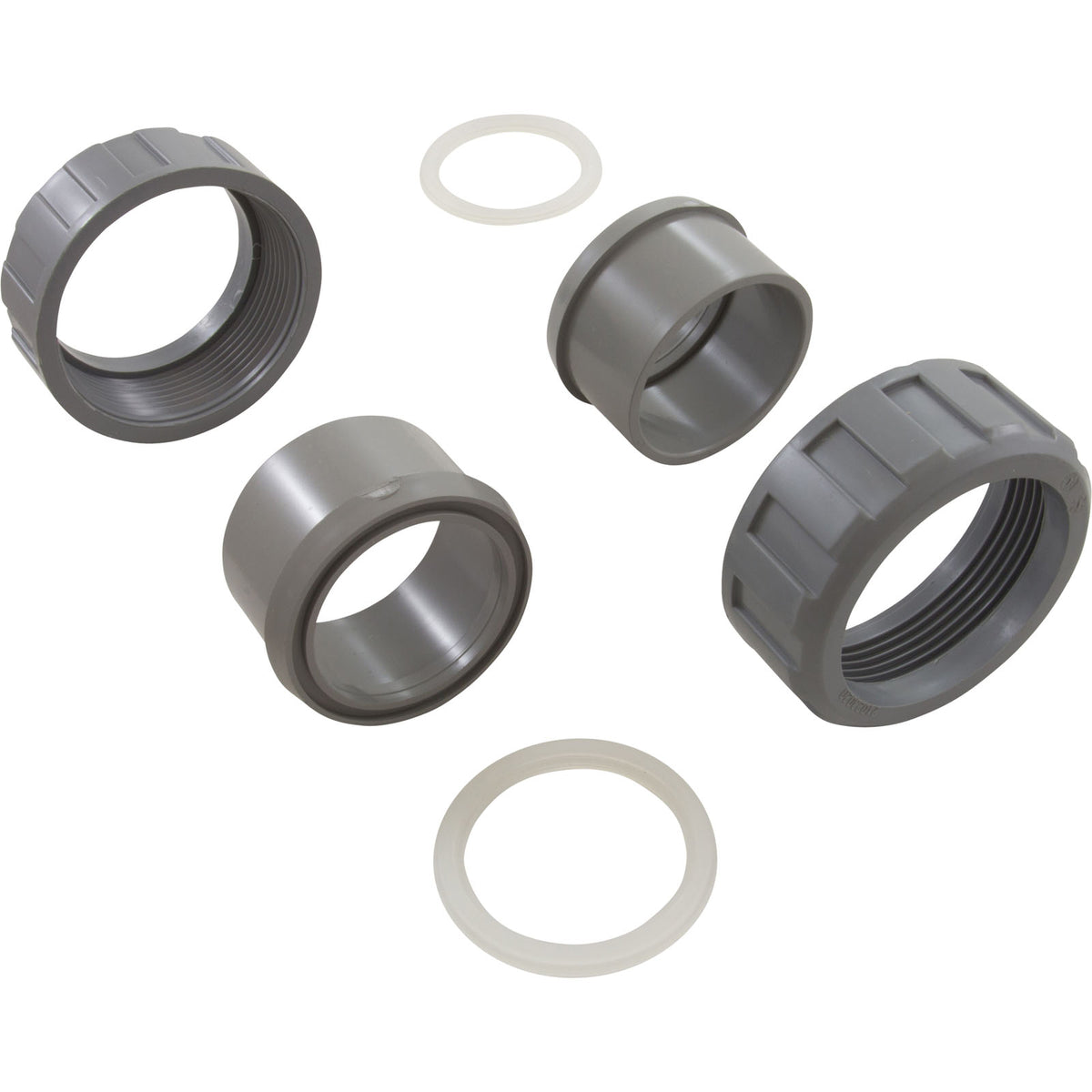 Half Union, Heater, Raypak, 2" Slip, w/O-Ring, Gen, Qty 2 : 21063-801-000