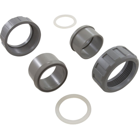 Half Union, Heater, Raypak, 2" Slip, w/O-Ring, Gen, Qty 2 : 21063-801-000 - Custom Molded Products - 849640000502 - PartsForSpas.com