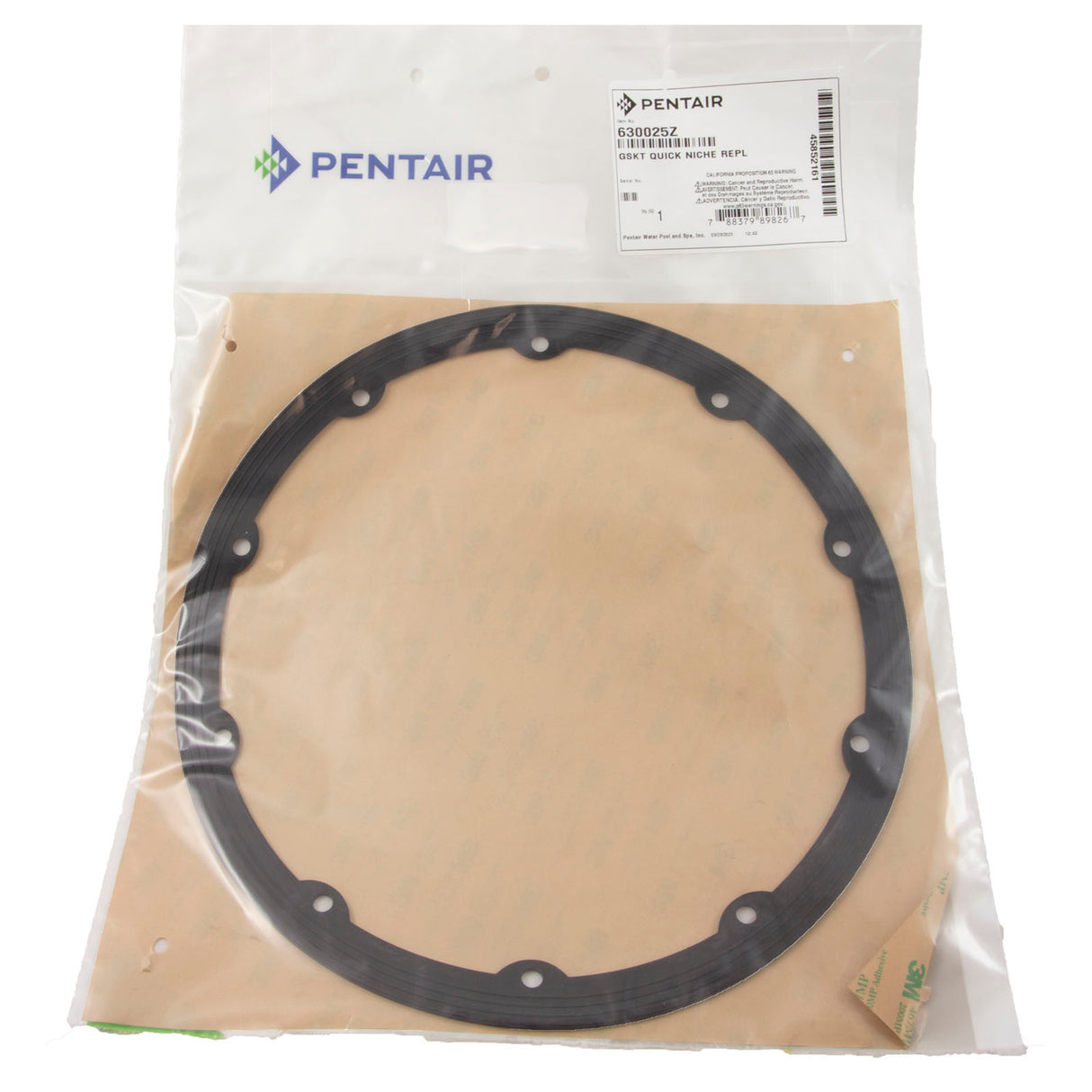 Gasket, Pentair QuickNiche, 10-Hole : 630025Z
