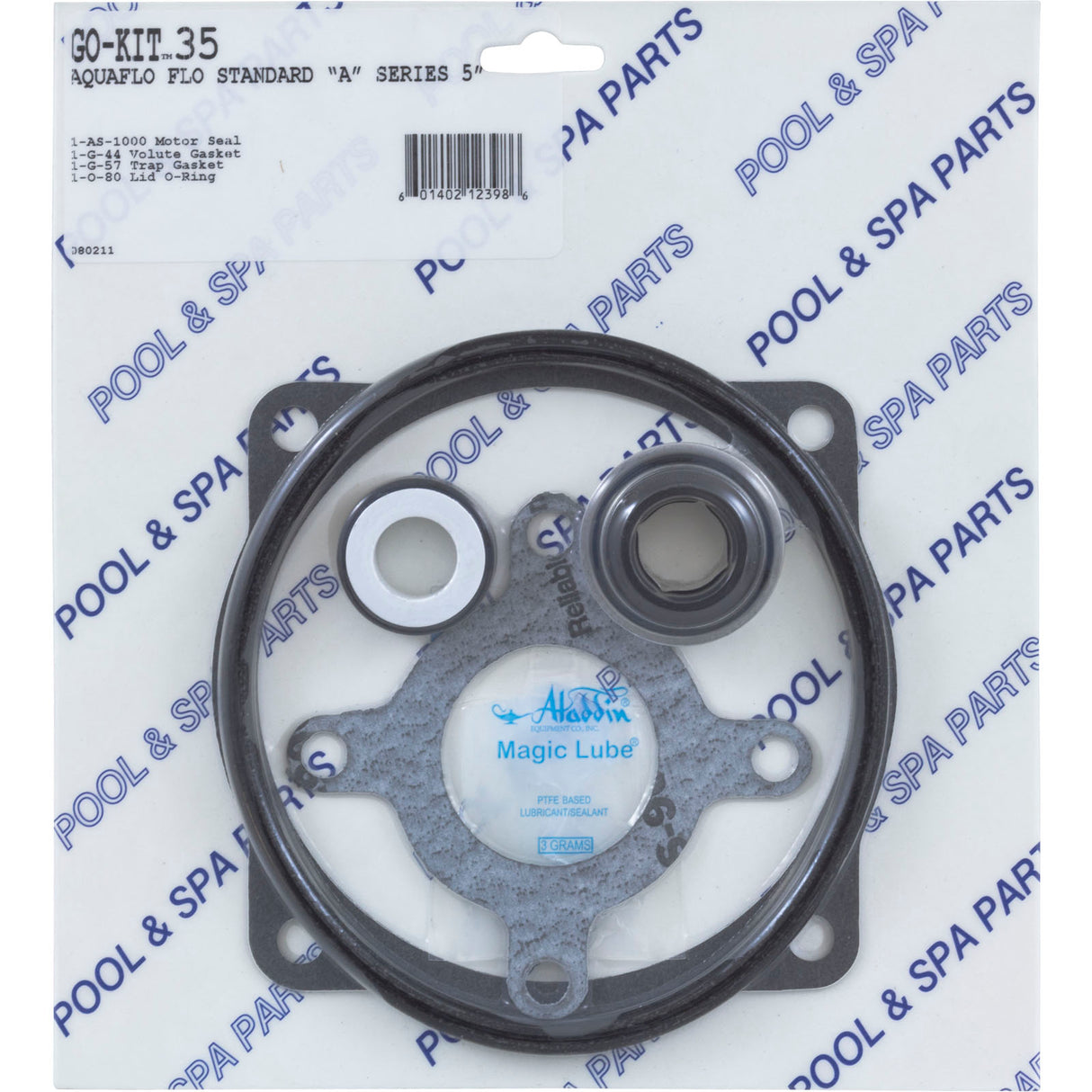 Go-Kit 35, Aqua Flo Standard A Series-5" : GO-KIT 35 - Aladdin - 601402123986 - PartsForSpas.com