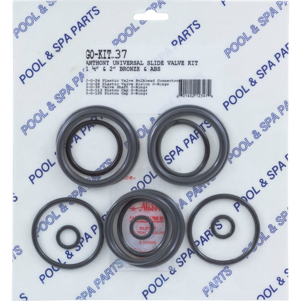 Go-Kit 37, Anthony Univ. Slide Valve 1-1/2"&2" Bronze & ABS : GO-KIT 37 - Aladdin - GO-KIT 37 - PartsForSpas.com