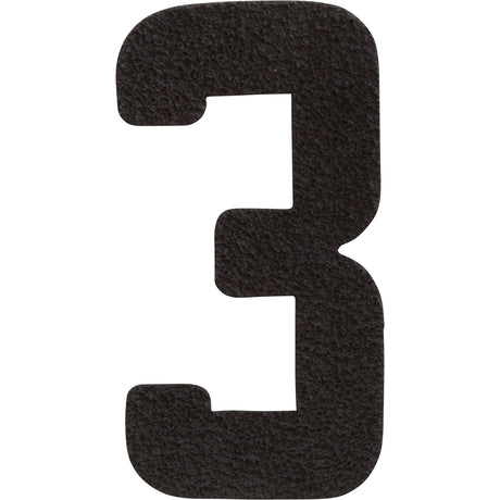 Depth Marker, Number 3, Black : ADM-B 3 - Armco - ADM-B 3 - PartsForSpas.com