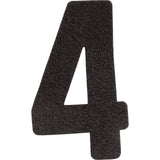 Depth Marker, Number 4, Black : ADM-B 4 - Armco - ADM-B 4 - PartsForSpas.com