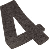 Depth Marker, Number 4, Black : ADM-B 4 - Armco - ADM-B 4 - PartsForSpas.com