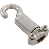 Rope Hook, Perma Cast, 3/8" - 1/2" Rope, Cleat Type, CPB : PH-52