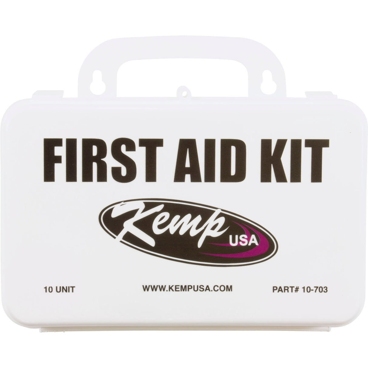 First Aid Kit, Kemp, 10 Person Unit : 10-703 - Kemp USA - 819386011032 - PartsForSpas.com