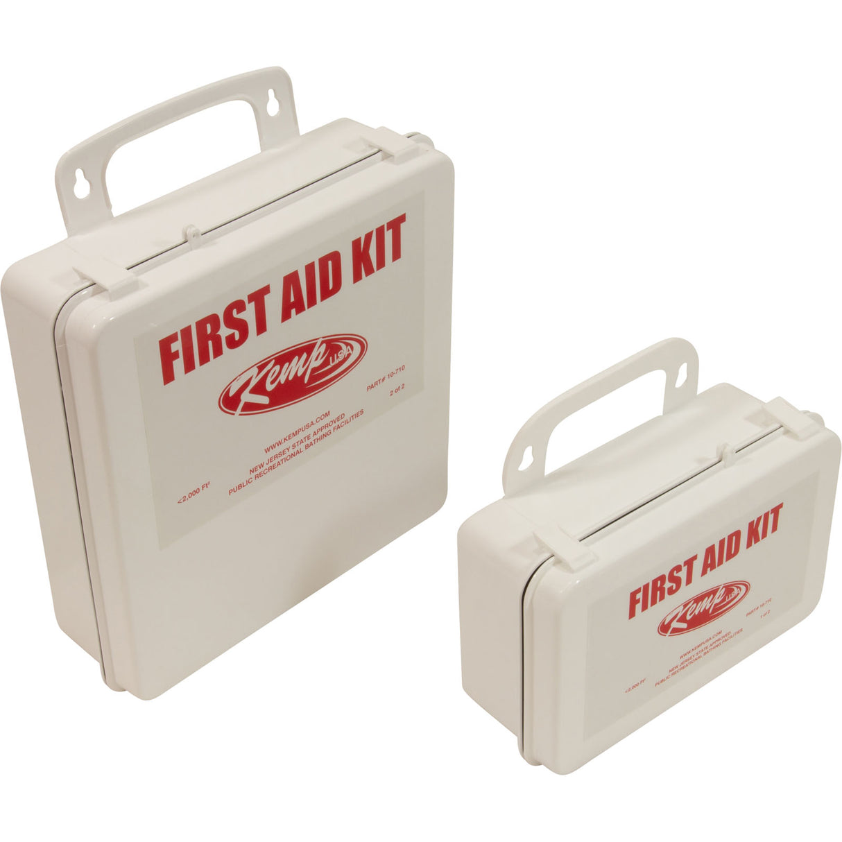 First Aid Kit, Kemp, NJ Approved, Less Than 2000 sq ft : 10-710 - Kemp USA - 819386012206 - PartsForSpas.com