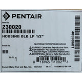 Low Profile 1 1/2 " Valve Housing Black : 230020
