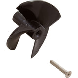 Impeller, Maytronics Dolphin, Black, w/Screw, Quantity 1 : 9995266-R1