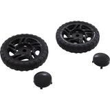 Wheel Assembly, Aqua Products, 2670BK Drilled : S2670BK-H