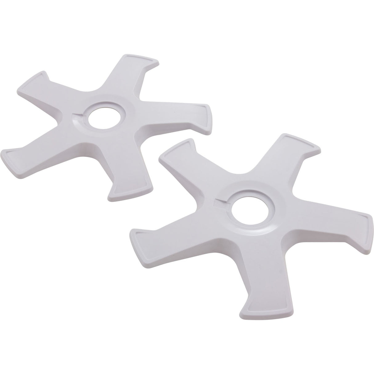 Hub Cap, Hayward AquaNaut/TriVac 700, Metal, 5-Spoke, Gry, qty 2 : PVXS005PK2-237