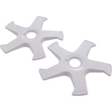 Hub Cap, Hayward AquaNaut/TriVac 700, Metal, 5-Spoke, Gry, qty 2 : PVXS005PK2-237