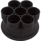 Base, Paramount Water Valve, 6 Port, 2" Black : 005-302-4032-03