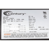 Motor, Century, 7.5hp, 230v, 1-Speed, 1 Phase, EQ Series : CEQ750