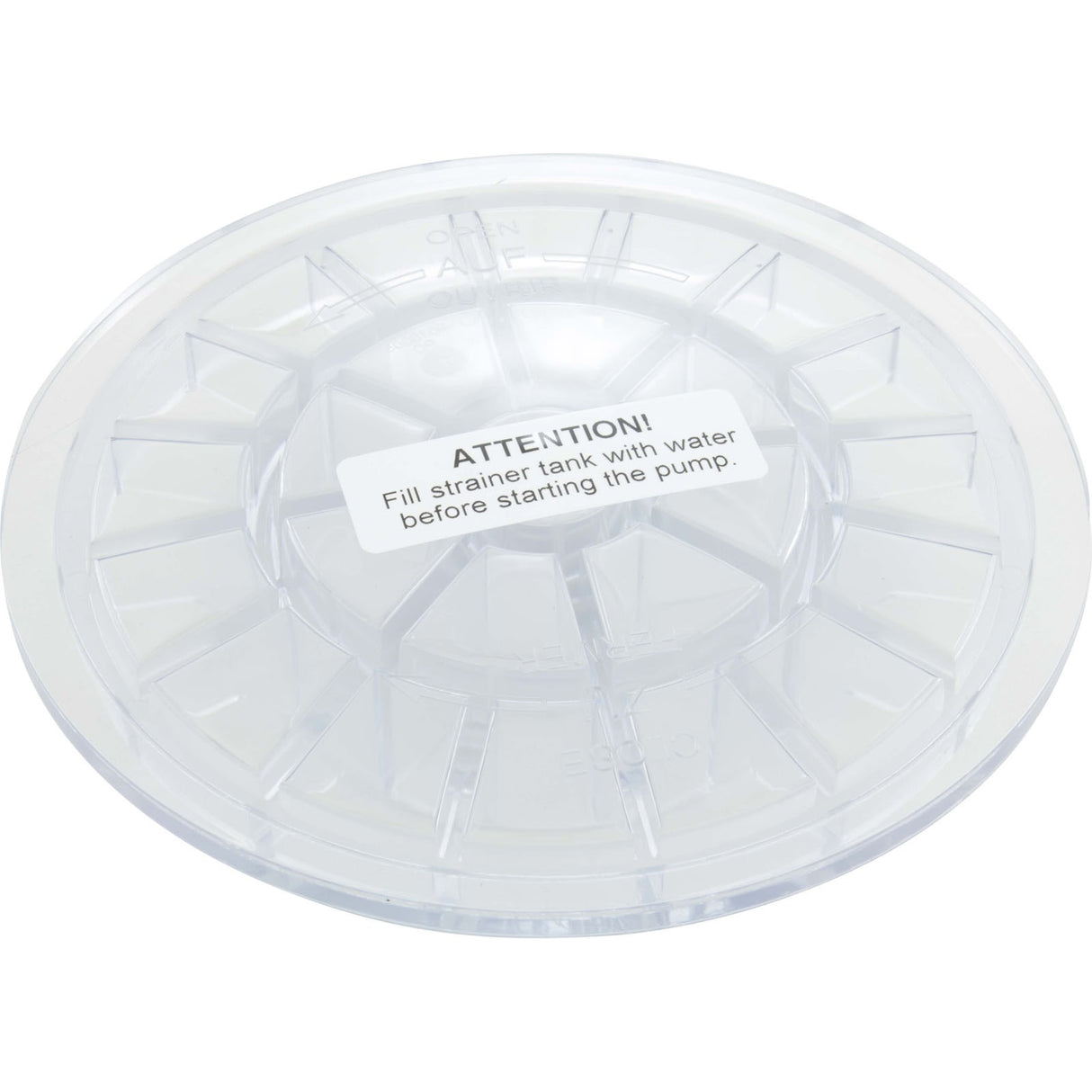 Lid, Speck 95 All Models, Clear : 2902016010
