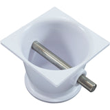 Rope Anchor Cup, PacFab Pentair, SS Bar, White : 542044 - PacFab/Pentair - 542044 - PartsForSpas.com
