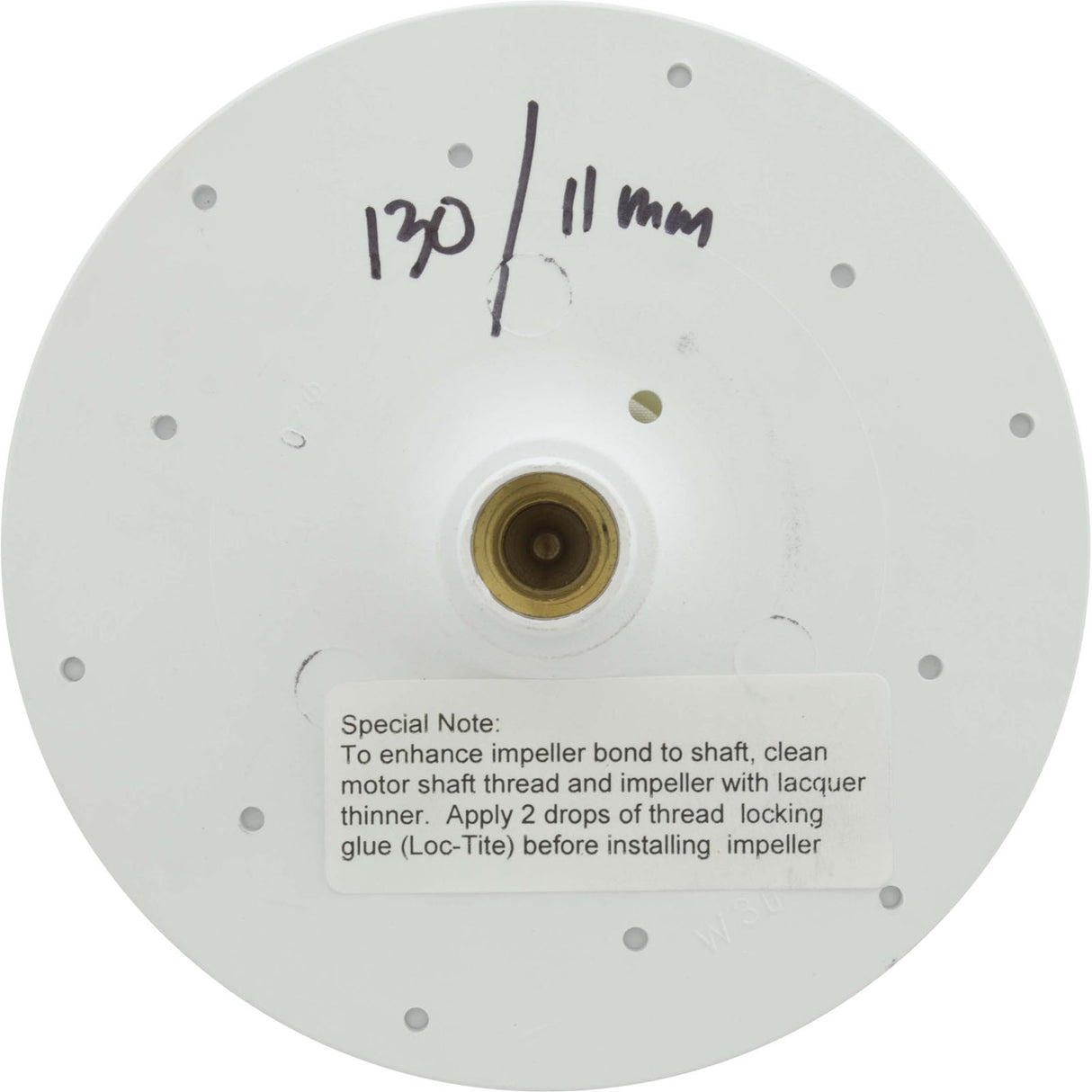 Impeller, Speck 433-VI, 3.0 Horsepower, 130/11mm : 2920829000