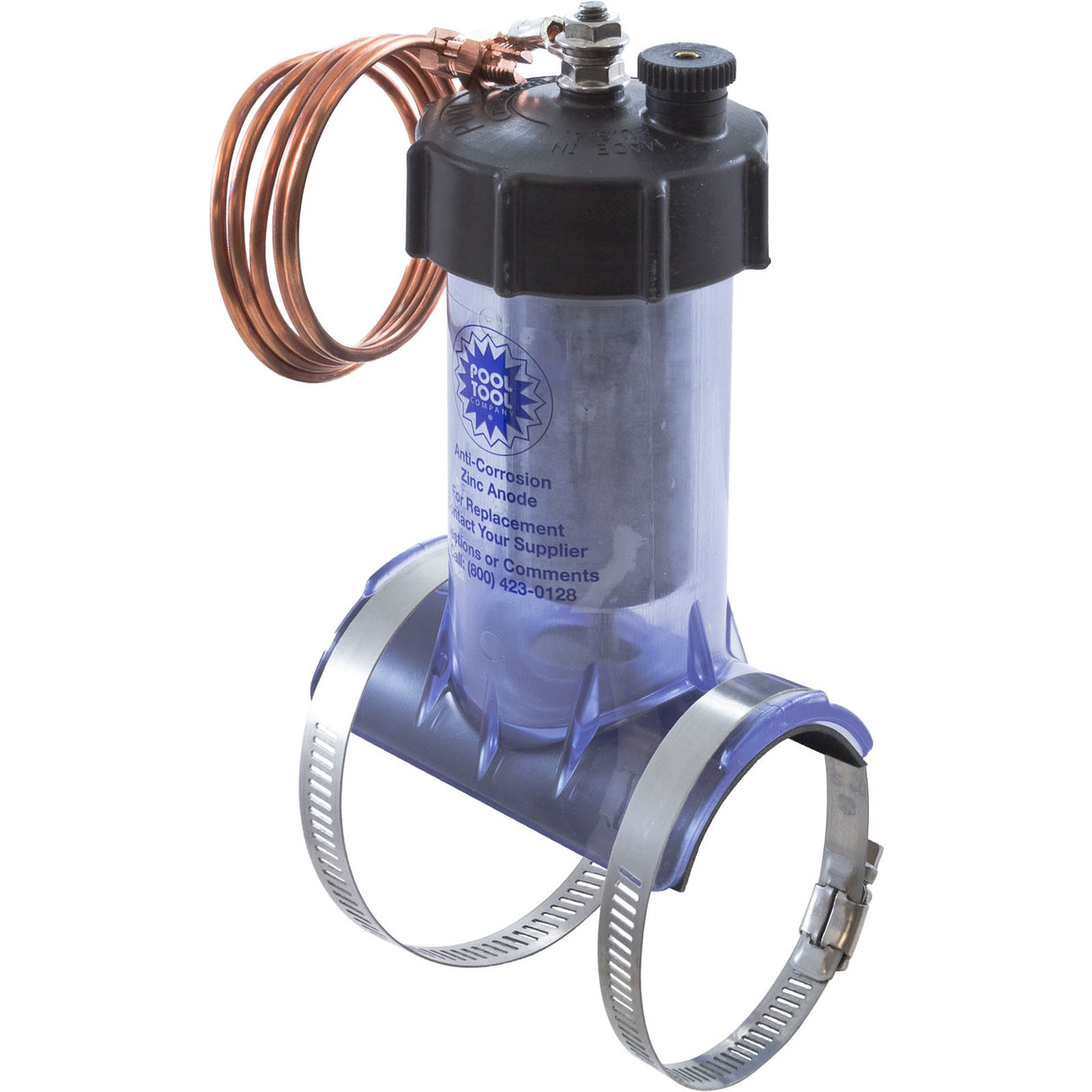 Zinc Anode, Anti-Electrolysis, Inline, 2" : 104C-2 - Pool Tool Inc. - 104C-2 - PartsForSpas.com