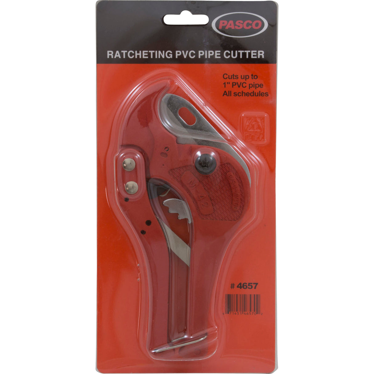 Tool, Pasco, PVC Pipe Cutter, 1" : 4657 - Pasco Specialty - 671451465702 - PartsForSpas.com